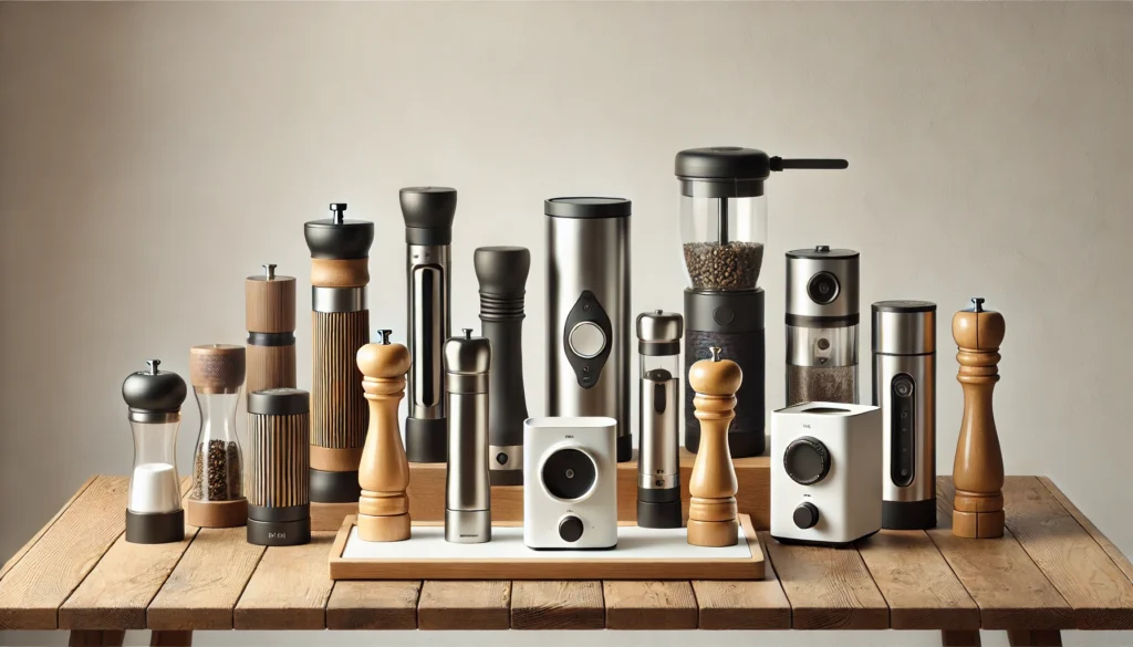 electric salt and pepper grinder